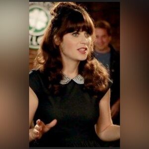 Kate spade Kimberly Rhinestone Peter Pan Collar Cotton Silk fitnflare sz 6 RARE